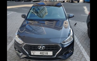 Hyundai Accent (Черный), 2020 для аренды в Дубай