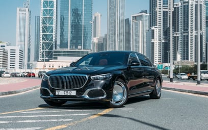 Mercedes Maybach S580 (Black), 2023 for rent in Sharjah