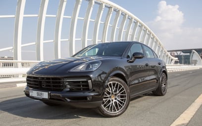 Porsche Cayenne coupe (Black), 2022 for rent in Abu-Dhabi