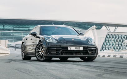 Porsche Panamera (Black), 2021 for rent in Sharjah