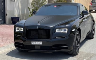 在迪拜 租 Rolls Royce Wraith Adamas (黑色), 2019