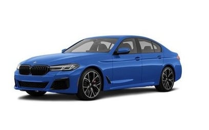 BMW 5 Series (Blue), 2019 for rent in Dubai