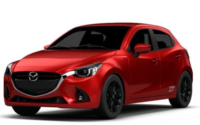 在迪拜 租 Mazda 2 (红色), 2020