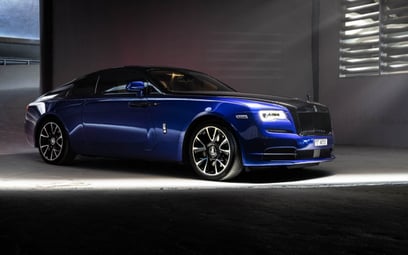 在哈伊马角租车 租 Rolls Royce Wraith (蓝色), 2020