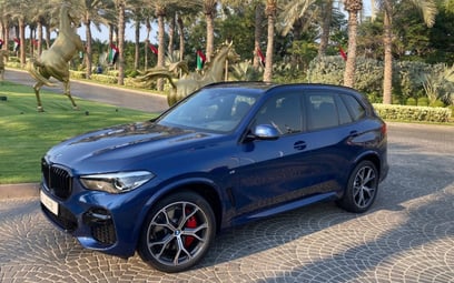 BMW X5 (Dark Blue), 2023 for rent in Dubai