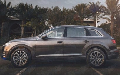 Audi Q7 v8 Limited Edition (Dark Brown), 2017 for rent in Dubai