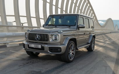 Mercedes G63 AMG (Grey), 2021 for rent in Abu-Dhabi