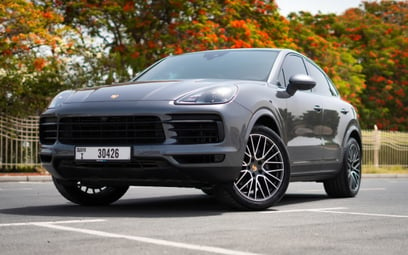 Porsche Cayenne cupe (Grey), 2022 for rent in Abu-Dhabi