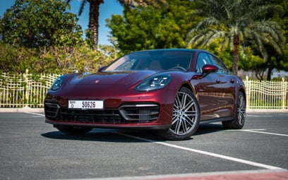 Porsche Panamera (Maroon), 2022 for rent in Abu-Dhabi
