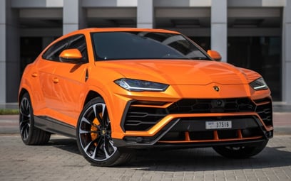 Lamborghini Urus (Orange), 2022 for rent in Abu-Dhabi
