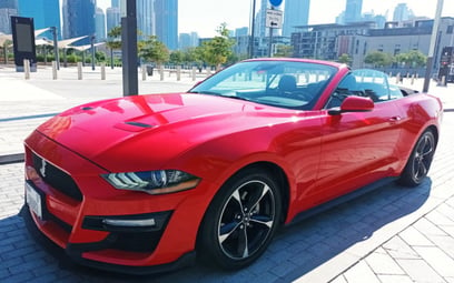 Ford Mustang (Red), 2021 for rent in Dubai