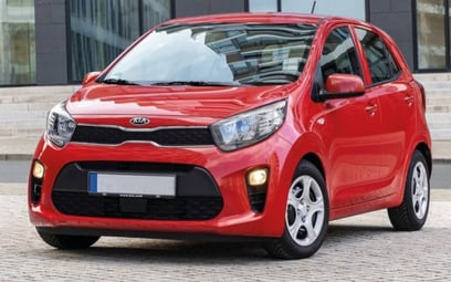KIA Picanto (Red), 2022 for rent in Abu-Dhabi