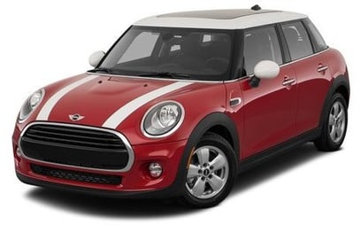 Mini Cooper (Red), 2018 for rent in Sharjah