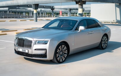 Rolls Royce Ghost (Silver Grey), 2022 for rent in Abu-Dhabi