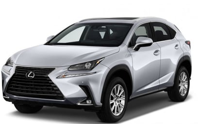 Lexus NX 200 (Silver), 2018 for rent in Sharjah