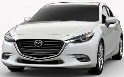 Mazda 3 (Silver), 2019 for rent in Sharjah