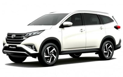 Toyota Rush (Silver), 2019 for rent in Sharjah