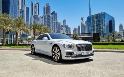 Bentley Flying Spur (White Gray), 2022 for rent in Dubai