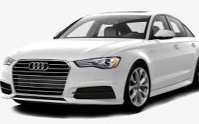 Audi A6 (White), 2018 para alquiler en Dubai