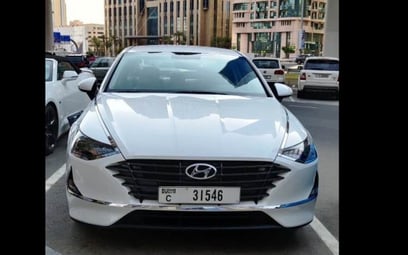 Hyundai Sonata (White), 2020 for rent in Dubai