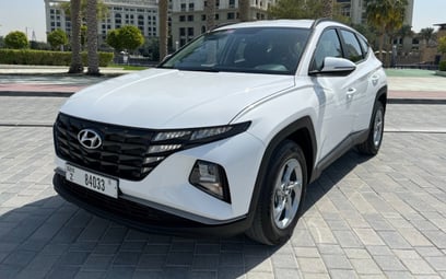 Hyundai Tucson (White), 2023 for rent in Sharjah