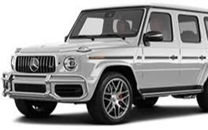 Mercedes G class (White), 2021 for rent in Sharjah