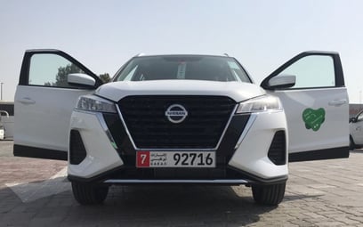 Nissan Kicks (White), 2021 for rent in Abu-Dhabi