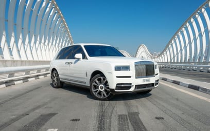 Rolls Royce Cullinan (White), 2019 for rent in Abu-Dhabi