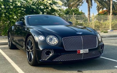 Black Bentley Continental GT 2020 迪拜汽车租凭