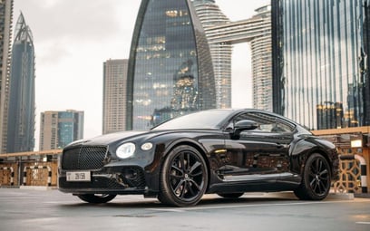 Black Bentley GT sport 2019 للإيجار في دبي