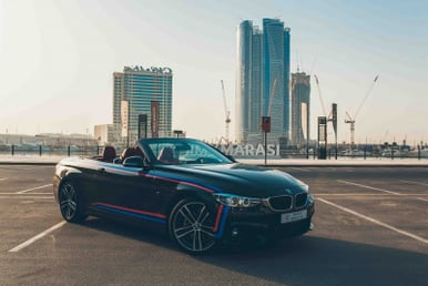 Аренда Black BMW 430i Cabrio 2018 в Дубае