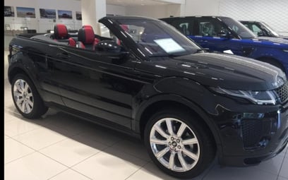 Black Range Rover Evoque 2021 for rent in Dubai