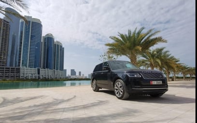 Black Range Rover Vogue 2019 for rent in Dubai