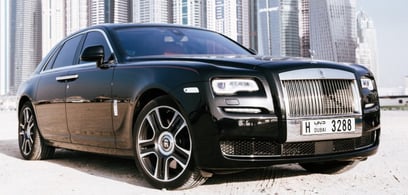 Black Rolls Royce Ghost 2017 for rent in Dubai