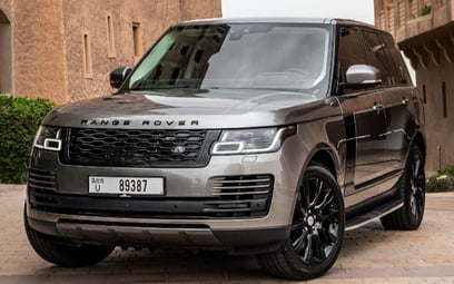 Brown Range Rover Vogue 2019 for rent in Dubai