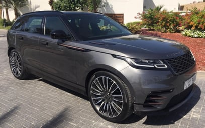 Dark Grey Range Rover Velar R Dynamic 380HP 2019 für Miete in Dubai