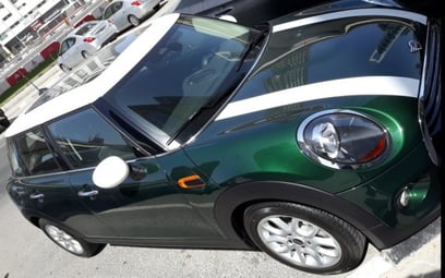 Green Mini Cooper 2019 for rent in Dubai