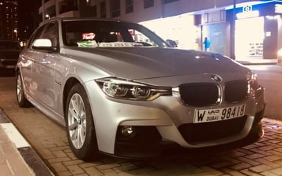 Аренда Grey BMW 3 Series 2018 в Дубае
