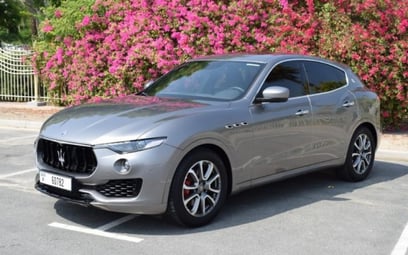 Grey Maserati Levante 2018 for rent in Dubai