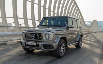 Grey Mercedes G63 AMG 2021 for rent in Dubai