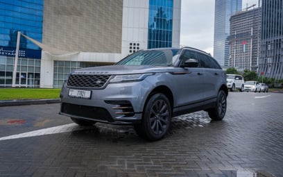 Grey Range Rover Velar 2020 for rent in Dubai