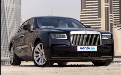 Purple Rolls Royce Ghost 2021 for rent in Dubai