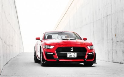 Red Ford Mustang 2020 for rent in Dubai