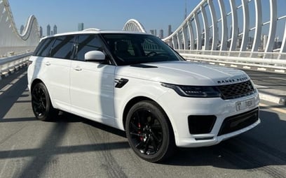 White Range Rover Sport 2020 à louer à Dubaï