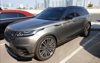 Dark Grey Range Rover Velar 2018 for rent in Dubai