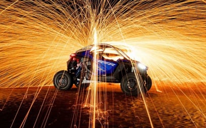 Night Raid – Can-Am X3 – 4-seater (2 hours tour) - buggy tours in Sharjah