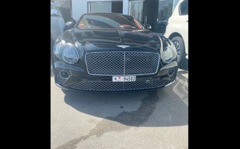 أسود Bentley Continental GT, 2019 للإيجار في دبي
