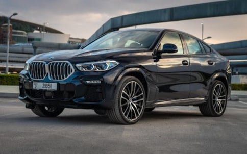 BMW X6 M-kit (Dark Blue), 2022 for rent in Dubai