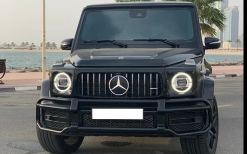 أسود Mercedes G class G63, 2019 للإيجار في دبي