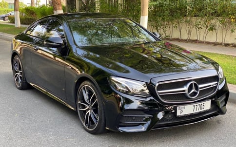 Black Mercedes-Benz E53 AMG, 2019 for rent in Dubai